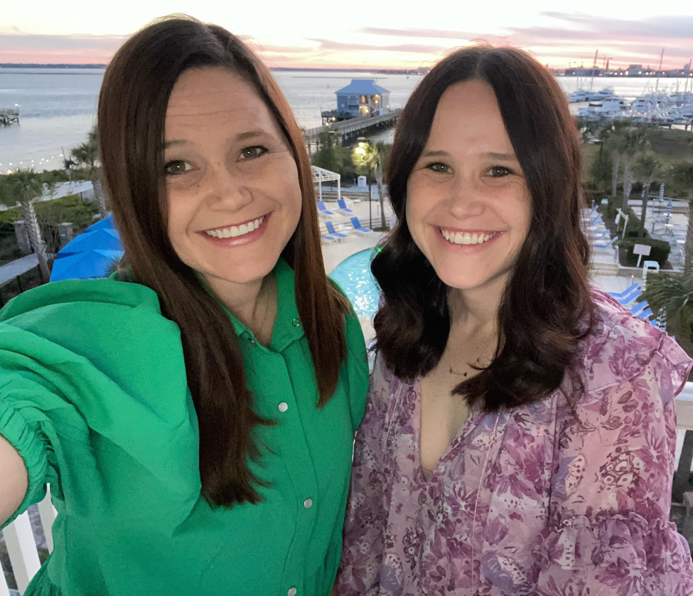 Sisters Kyndall Boone, left, and Kelsey Schneider, right, both experience numbing migraines and were later diagnosed with the same PRRT2 genetic change as Parker.  (Photo courtesy of Kelsey Schneider)